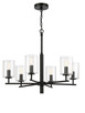 Craftmade - 55626-FB - Six Light Chandelier - Hailie - Flat Black