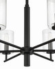 Hailie Six Light Chandelier (55626-FB)