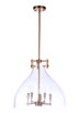 Craftmade - 55895-SB - Five Light Pendant - Chardonnay - Satin Brass