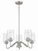 Shayna Five Light Chandelier (56125-BNK)