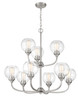 Craftmade - 56229-BNK - Nine Light Chandelier - Glenda - Brushed Polished Nickel