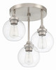 Glenda Three Light Semi Flush Mount (56253-BNK)