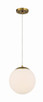 Gaze One Light Pendant (56891-SB-WG)