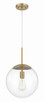 Craftmade - 56892-SB - One Light Pendant - Gaze - Satin Brass