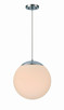 Gaze One Light Pendant (56893-CH-WG)