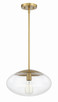 Craftmade - 56894-SB - One Light Pendant - Gaze - Satin Brass