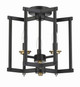 Avante Grand Three Light Convertible Semi Flush/Pendant (56953-FBSB)