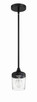 Craftmade - 58191-FB - One Light Mini Pendant - Wrenn - Flat Black