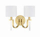 Fortuna Two Light Wall Sconce (58262-SB)