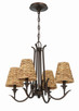 Craftmade - 58324-ABZ - Four Light Chandelier - Kokomo - Aged Bronze Brushed