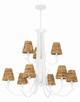 Craftmade - 58329-MWW - Nine Light Chandelier - Kokomo - Matte White