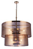 Mesh Nine Light Pendant (58999-SB)