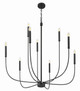 Traci Nine Light Chandelier (59829-FB)