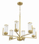 Whittley Six Light Chandelier (60126-SB)