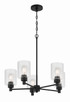 Craftmade - 60225-FB - Five Light Chandelier - Lyndsey - Flat Black