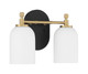 Council Two Light Vanity (60302-FBSB)