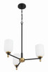 Council Three Light Chandelier (60323-FBSB)