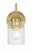 Craftmade - 60501-SB - One Light Wall Sconce - Claire - Satin Brass