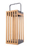 Teak LED Outdoor Rechargeable Table Lamp (86298TKTG-OTR)