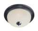 Maxim - 5830FTBK - One Light Flush Mount - Essentials - 583x - Black