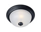 Maxim - 5840FTBK - One Light Flush Mount - Essentials - 584x - Black