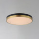 Dapper LED Flush Mount (59704WTBKAB)