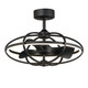 Maxim - 61002BK - LED Fandelight - Corona Fan - Black
