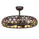 Maxim - 61010BZGTGLD - LED Fandelight - Weave - Bronze Gilt / Gold