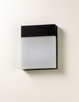 Eyebrow LED Outdoor Wall Sconce (86165BK)
