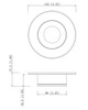 Caldera LED Flush Mount (86210BK)