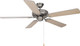 Maxim - 89905SNSM - 52 Ceiling Fan - Basic-Max - Satin Nickel / Silver / Maple