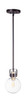 Maxim - 90510CLBZSBR - One Light Mini Pendant - Bauhaus - Bronze / Satin Brass