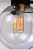 Bauhaus One Light Mini Pendant (90510CLBZSBR)