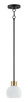 Maxim - 91270SWBZSBR - One Light Mini Pendant - Coraline - Bronze / Satin Brass