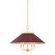 Hudson Valley - MDS1403-AGB/CRN - Five Light Chandelier - Clivedon - Aged Brass