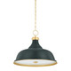 Hudson Valley - MDS300L-AGB/SSG - Four Light Pendant - Painted No. 1 - Aged Brass