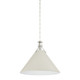 Hudson Valley - MDS352L-PN/OW - One Light Pendant - Painted No. 2 - Polished Nickel