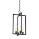 Hudson Valley - MDS420-AI - Four Light Lantern - Middleborough - Aged Iron