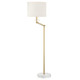 Hudson Valley - MDSL151-AGB - Two Light Floor Lamp - Essex - Aged Brass