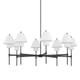 Hudson Valley - PI1899808-AGB/DB - Eight Light Chandelier - Glenmoore - Aged Brass