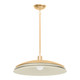 Hudson Valley - 1272-VGL/SSD - One Light Pendant - Oneida - Vintage Gold Leaf