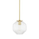 Hudson Valley - 1509-AGB - One Light Pendant - Bennett - Aged Brass