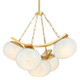 Hudson Valley - 2105-AGB - Five Light Chandelier - Duxbury - Aged Brass