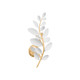 Hudson Valley - 2203-VGL/WP - Three Light Wall Sconce - Marabec - Vintage Gold Leaf