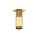 Hudson Valley - 2205-AGB - One Light Flush Mount - Dighton - Aged Brass