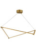 Visual Comfort Modern - 700LSBLTG-LED930-277 - LED Linear Suspension - Balto - Satin Gold