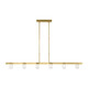 Visual Comfort Modern - 700LSESF60NB-LED927 - LED Linear Suspension - Esfera - Natural Brass