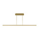 Visual Comfort Modern - 700LSSTG72NB-LED927 - LED Linear Suspension - Stagger - Natural Brass