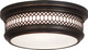 Robert Abbey - Z306 - Two Light Flushmount - Williamsburg Tucker - Deep Patina Bronze