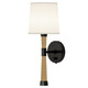 Robert Abbey - Z450 - One Light Wall Sconce - Hatteras - Natural Rope w/Deep Patina Bronze